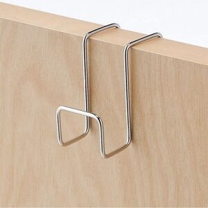 MOMA MUJI Stainless Steel Over-The-Door Hook Silver 1 Pc